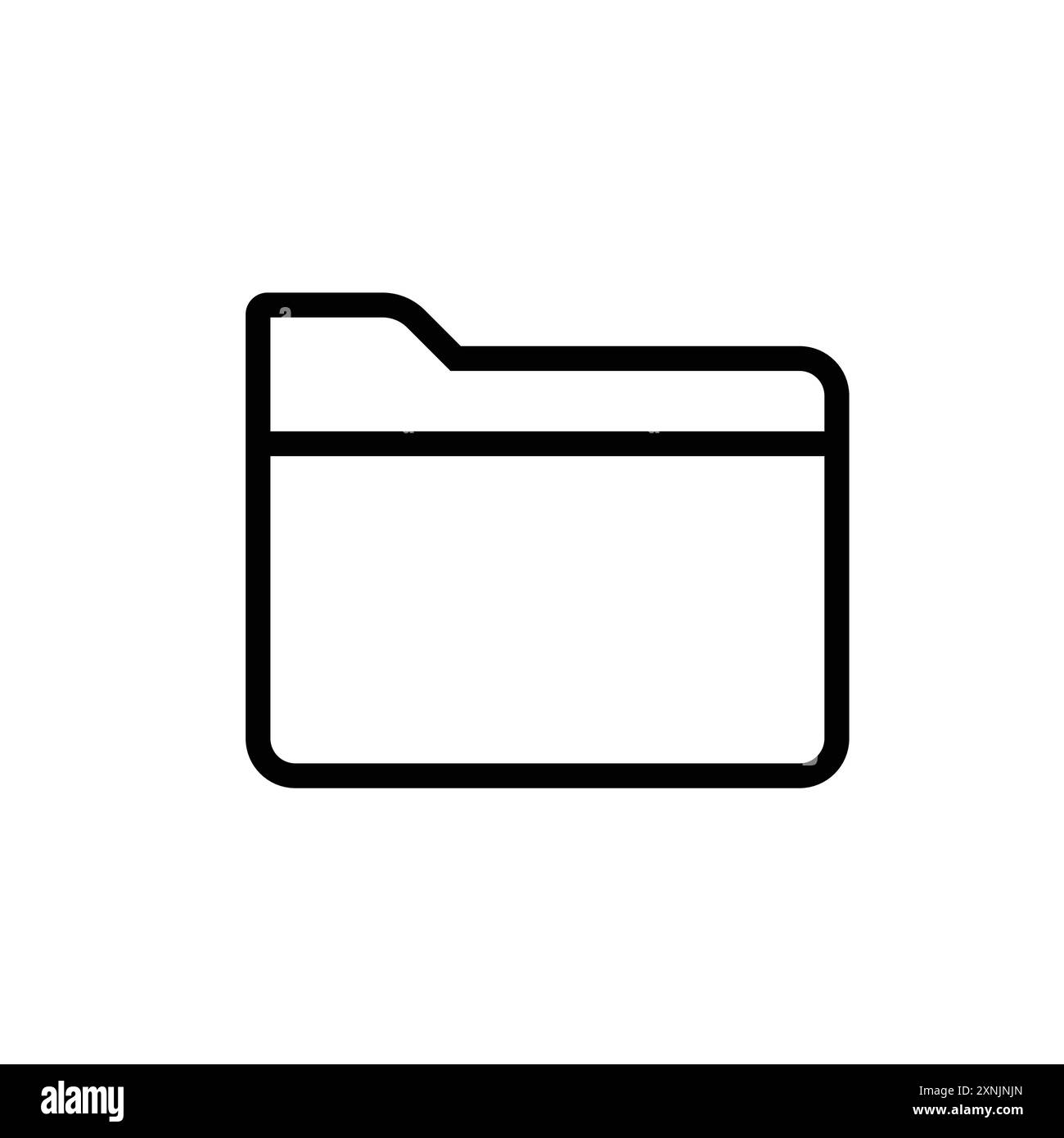 Ordnersymbol Webdesign Logo Set Collection in Vektor Stock Vektor