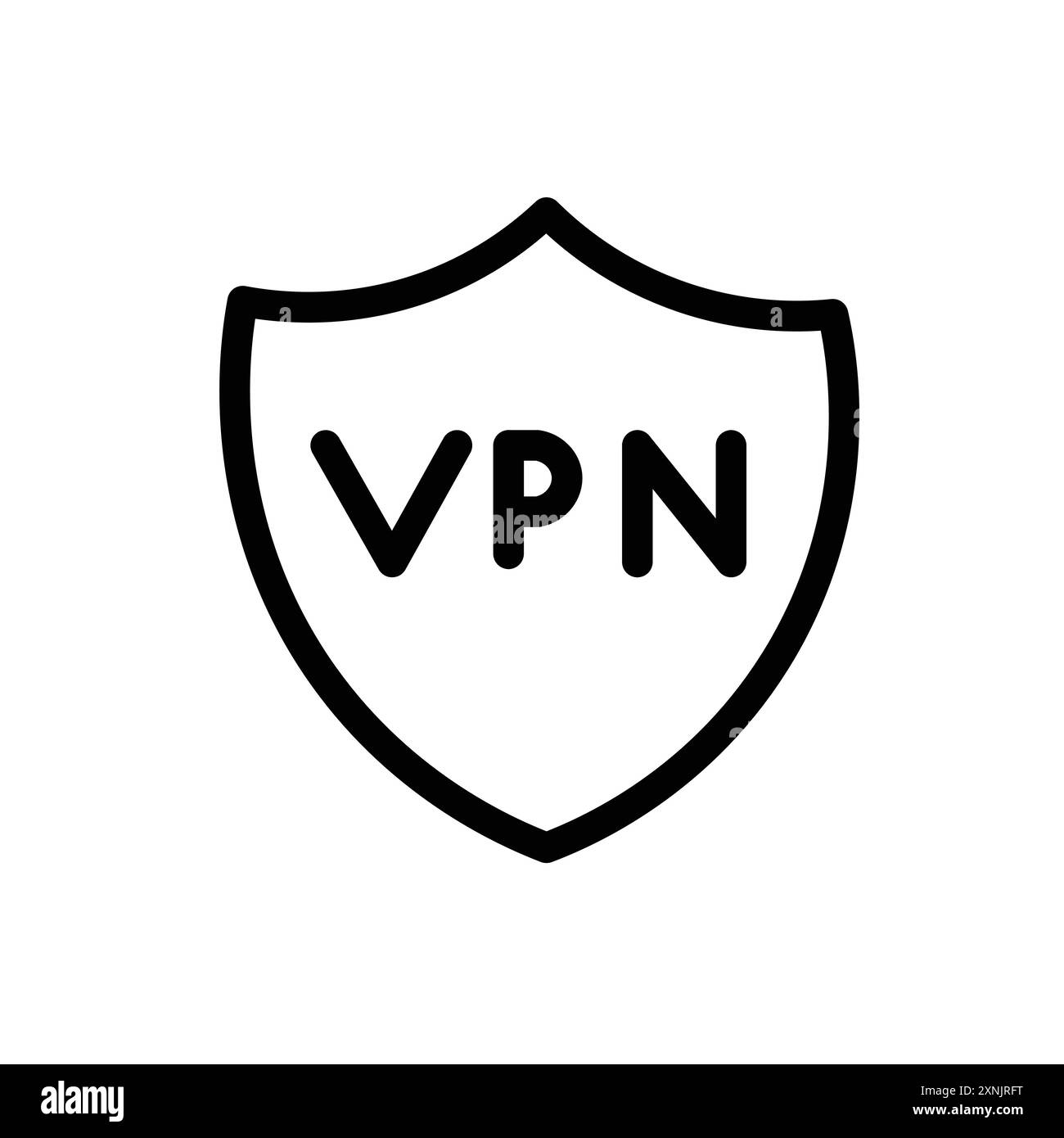 VPN-Symbol Webdesign-Logo-Set-Sammlung im Vektor Stock Vektor