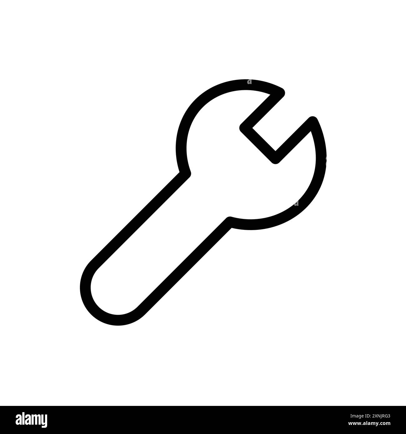 Schraubenschlüssel Icon Webdesign Logo Set Kollektion in Vektor Stock Vektor