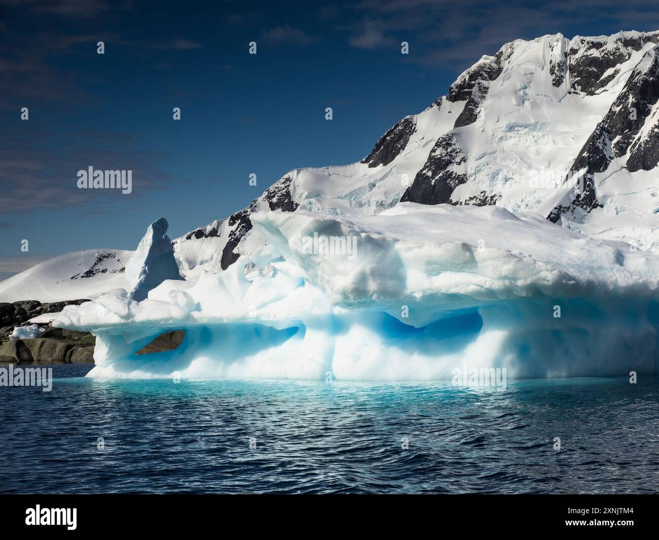 Kleiner Eisberg, Pleneau Bay Antarktis Stockfoto