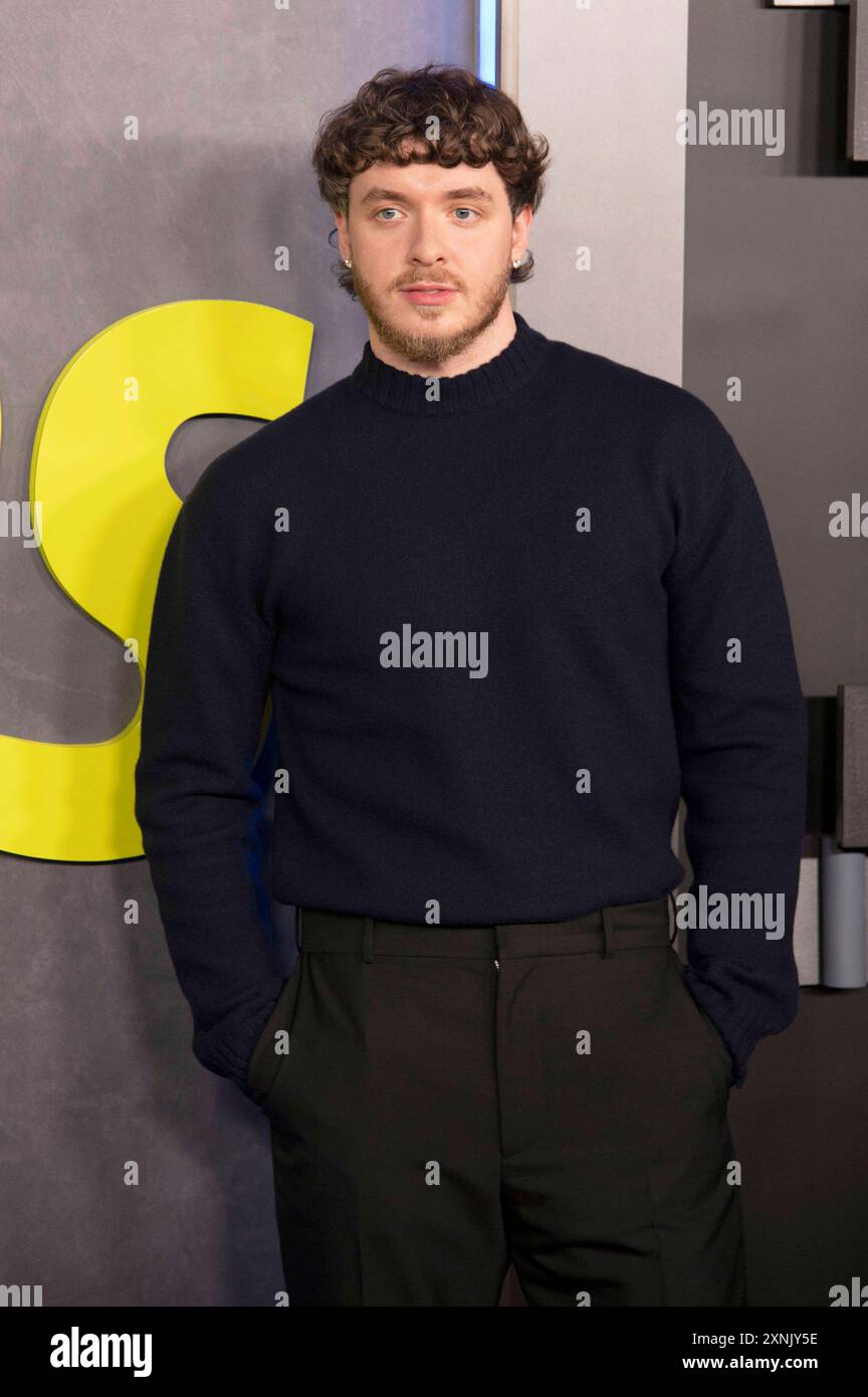 Jack Harlow bei der Premiere des Apple TV filmt The Instigators im Jazz im Lincoln Center. New York, 31.07.2024 *** Jack Harlow bei der Premiere des Apple TV-Films The Instigators at Jazz im Lincoln Center New York, 31 07 2024 Foto:XB.xHinex/xFuturexImagex Instigators 4762 Stockfoto