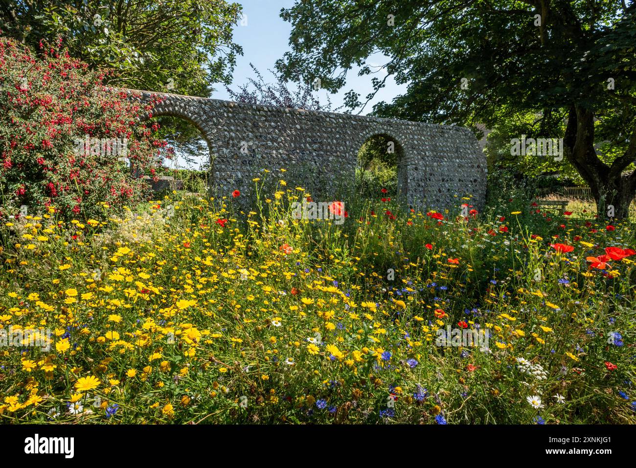 Seaford, 30. Juli 2024: Crouch Gardens Stockfoto