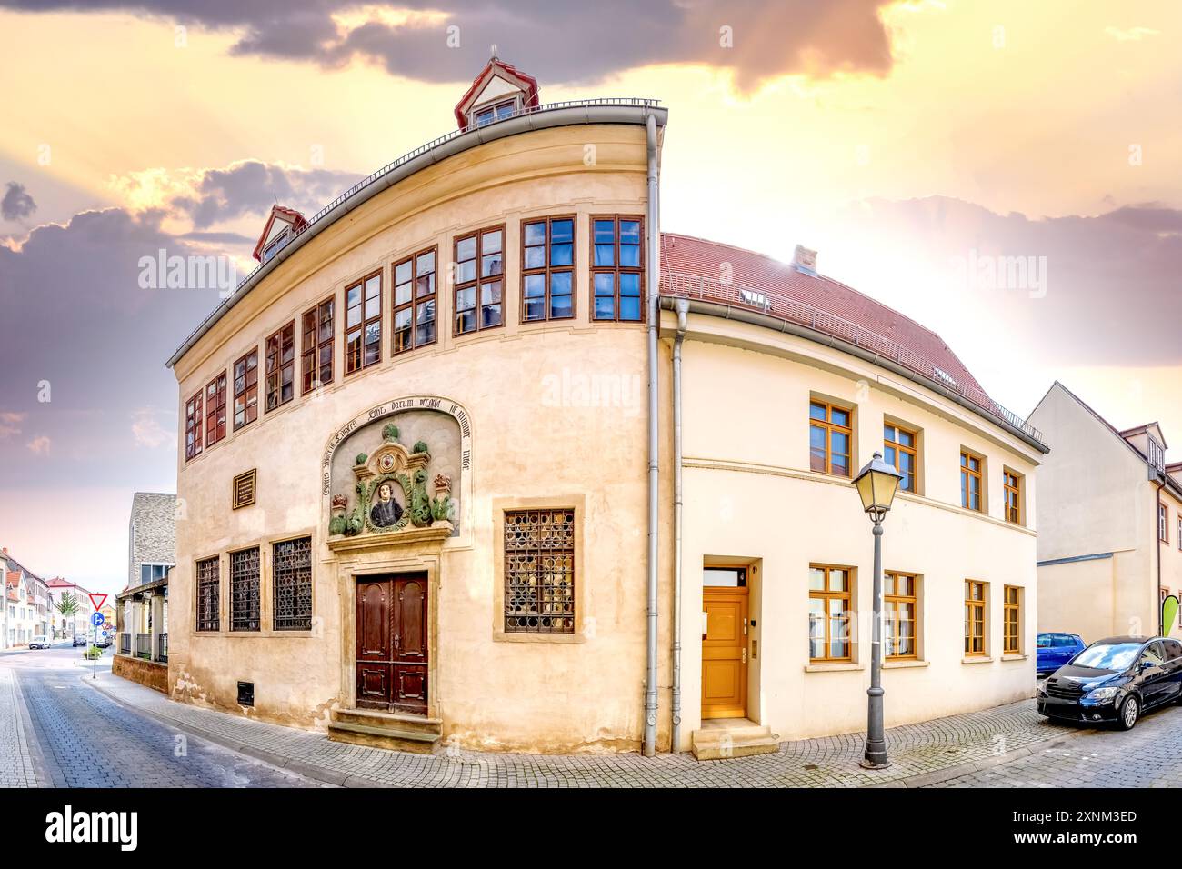 Altstadt von Lutherstadt Eisleben, Deutschland Stockfoto