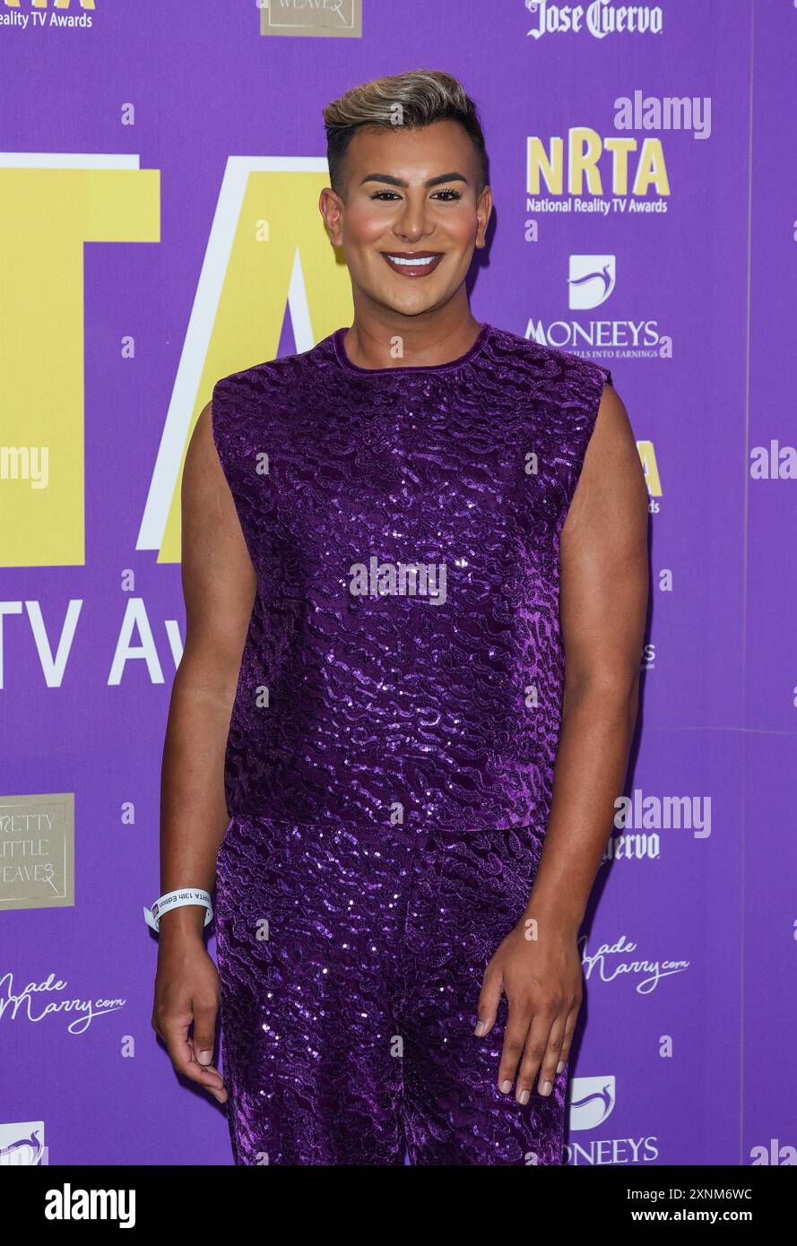 London, Großbritannien. 31. Juli 2024. Junaid Ahmed nimmt an den National Reality TV Awards 2024 in der Porchester Hall in London Teil. (Foto: Brett Cove/SOPA Images/SIPA USA) Credit: SIPA USA/Alamy Live News Stockfoto