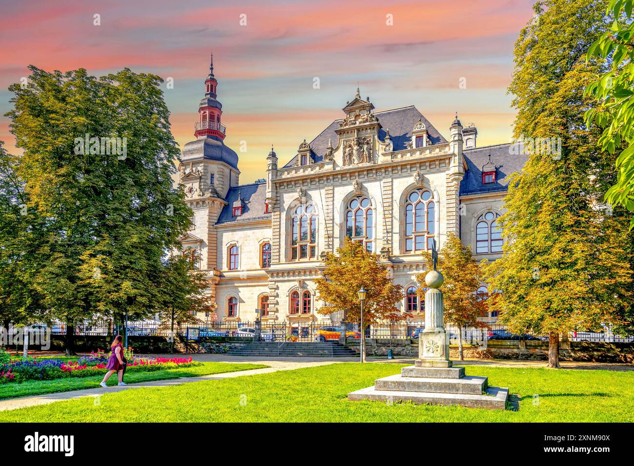 Altstadt von Merseburg, Deutschland Stockfoto