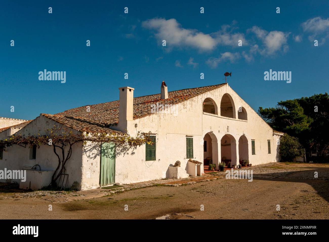 Cap de Cavalleria Ecomuseum. Menorca. Balearen. Spanien. Stockfoto