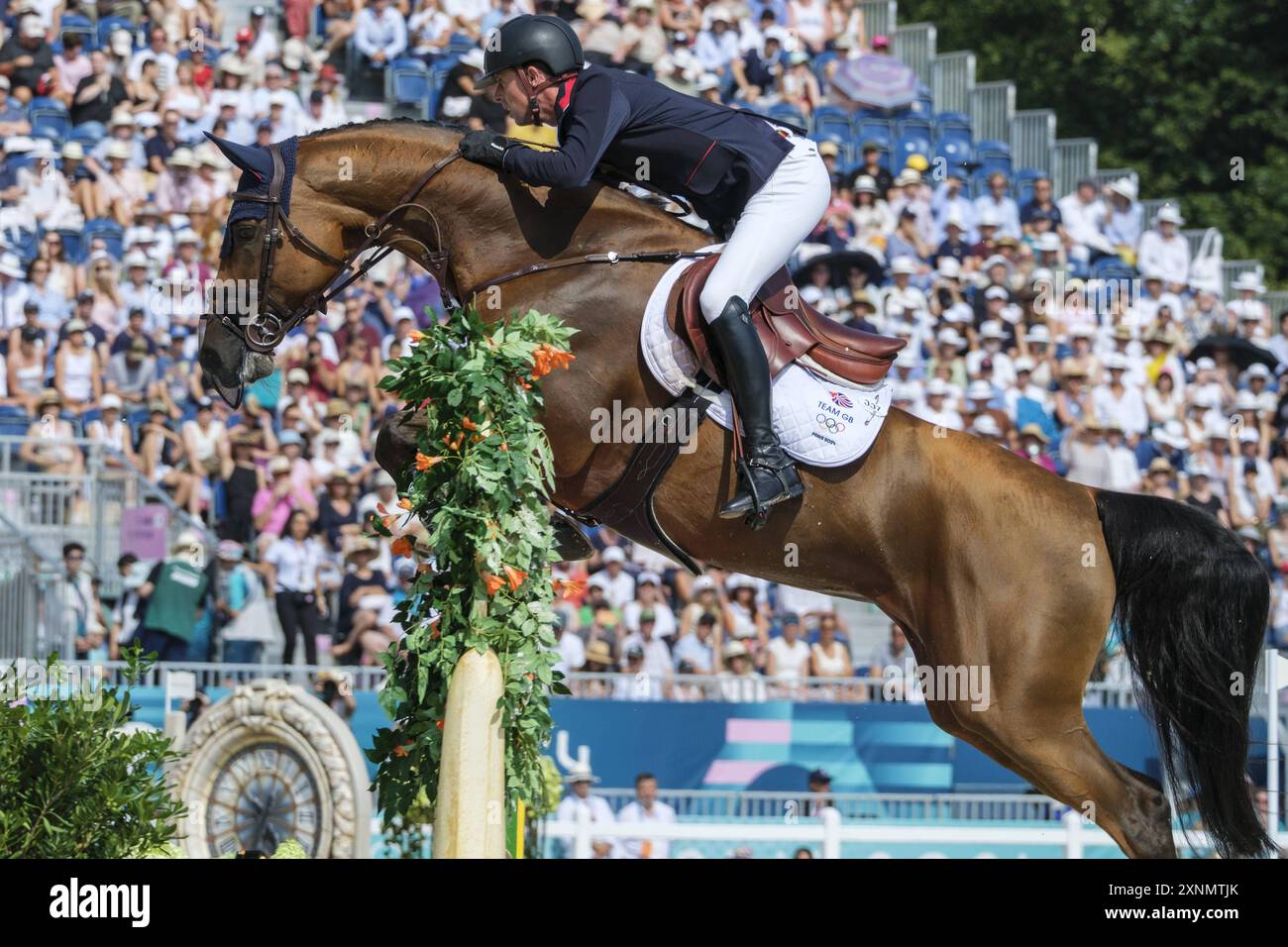 Ben MAHER REITPUNKT BREAK, Reitsport, Springteam Qualifikation während der Olympischen Spiele Paris 2024 am 1. August 2024 im Chateau de Versailles in Versailles, Frankreich Stockfoto