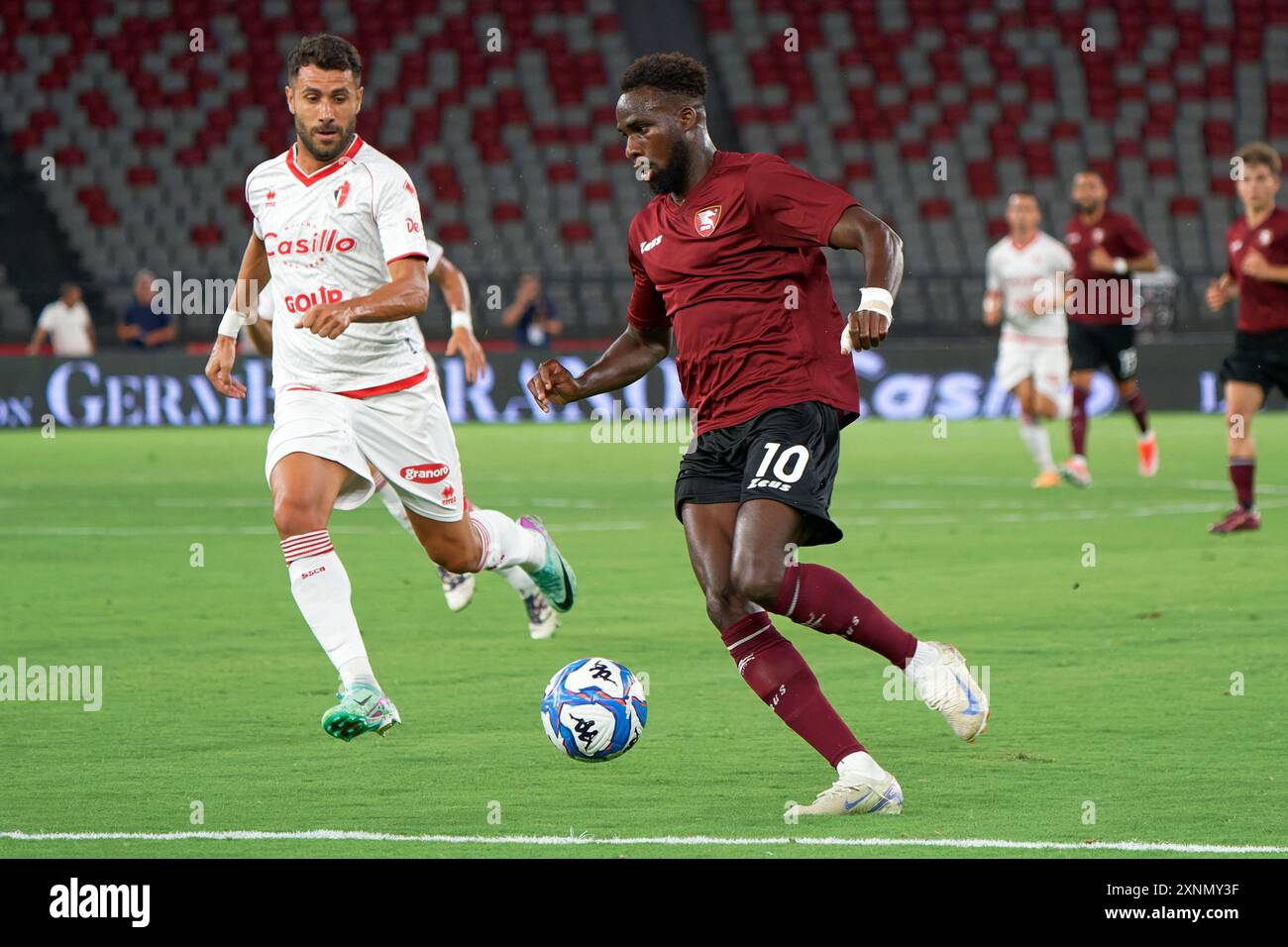 Boulaye Dia von US Salernitana 1919 während Bari vs Salernitana, Freundschaftsfußballspiel in Bari, Italien, Juli 31 2024 Stockfoto