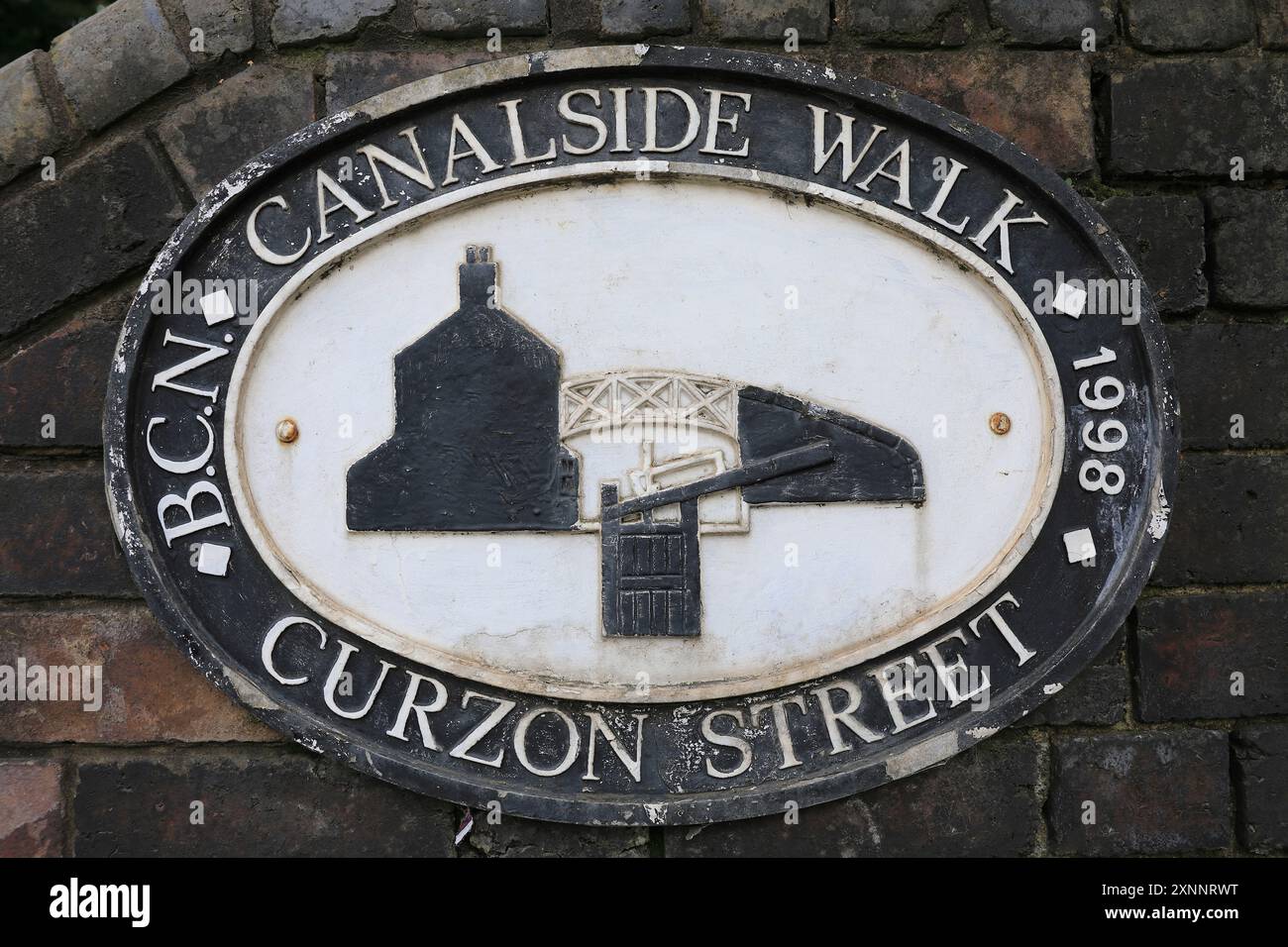 Digbeth in Birmingham, wo die neue HS2-Station in der Curzon Street, West Midlands, Großbritannien, gebaut wird Stockfoto