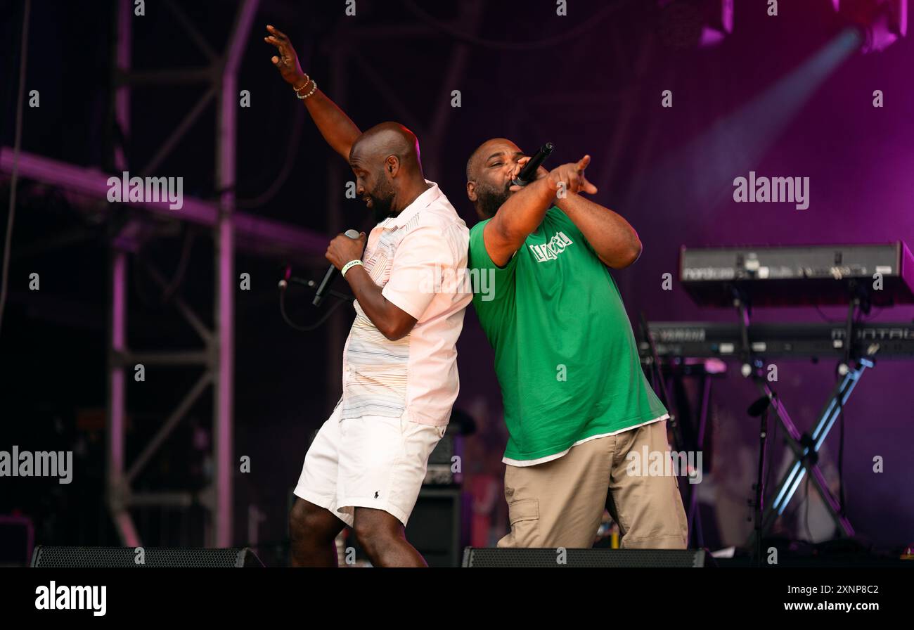 London, Großbritannien. August 2024. De La Soul tritt live beim South Facing Festival auf. Quelle: Lounisphotography/Alamy Live News Stockfoto