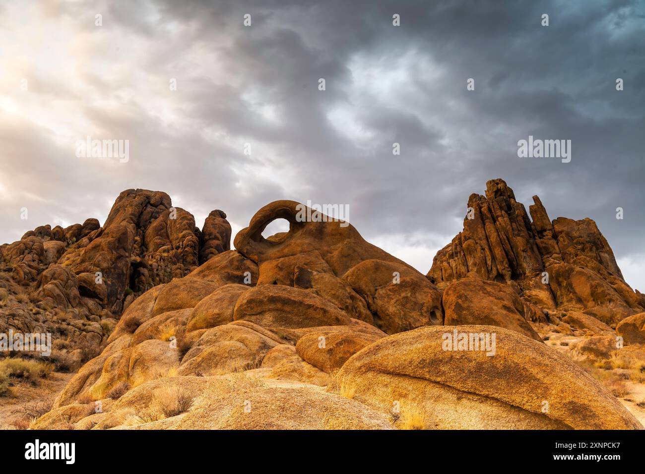Auge der Alabama, Alabama Hills, Kalifornien Stockfoto