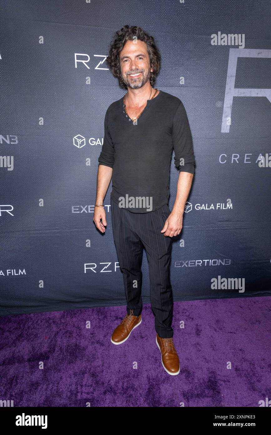 Los Angeles, USA. August 2024. Schauspieler Daniel Hall nimmt 2024 an der Primetime Emmy-nominierten Serie „RZR“ in Neuehouse Hollywood, Los Angeles, CA, 1. August 2024 Teil. Credit: Eugene Powers/Alamy Live News Stockfoto