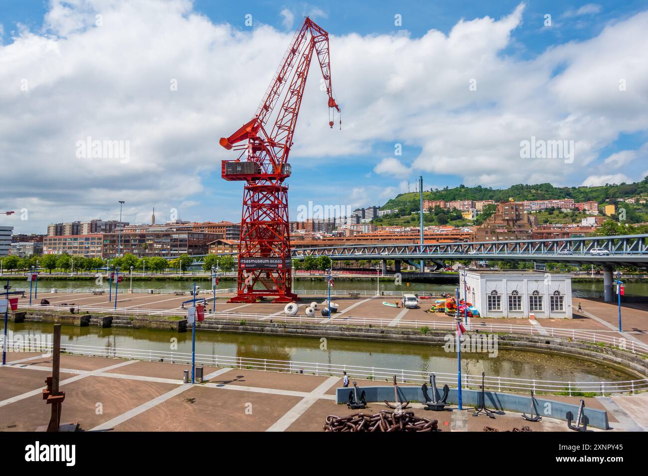 Bilbao, Spanien - 3. Juli 2024 - das ITSAS Maritime Museum in Bilbao Stockfoto