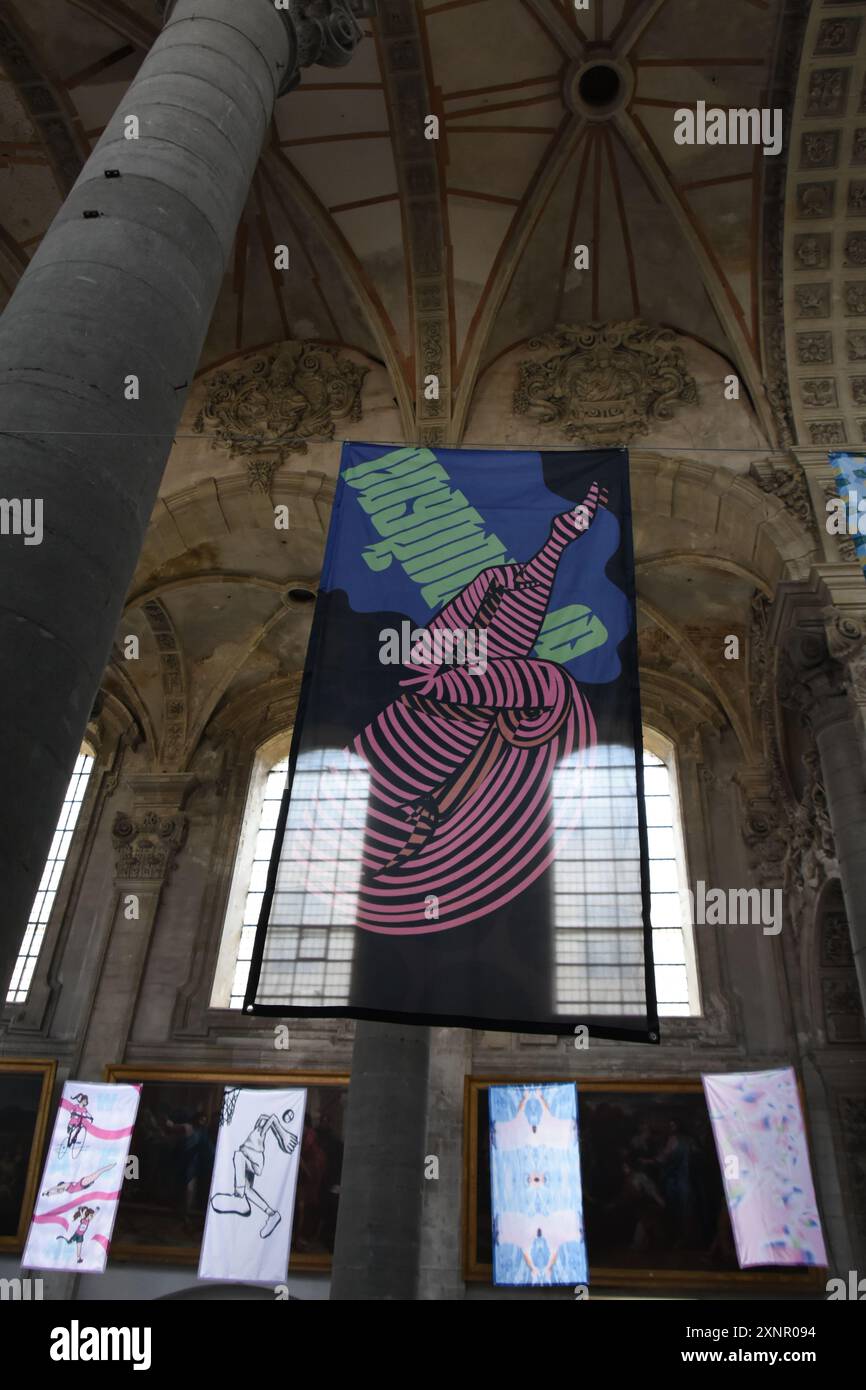 La chapelle des Jésuites EST une église désaffectée au culte de style Baroque se trouvant sur la Place du Saint-Sépulcre à Cambrai (Frankreich). Construit Stockfoto