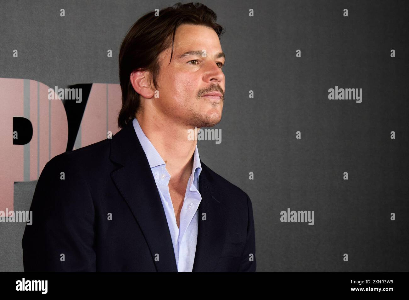 Madrid, Spanien. August 2024. Josh Hartnett nimmt am 8. Januar 2024 an der TRAP Premiere in Madrid Teil. (Foto: Hazhard Espinoza Vallejos/NurPhoto) Credit: NurPhoto SRL/Alamy Live News Stockfoto