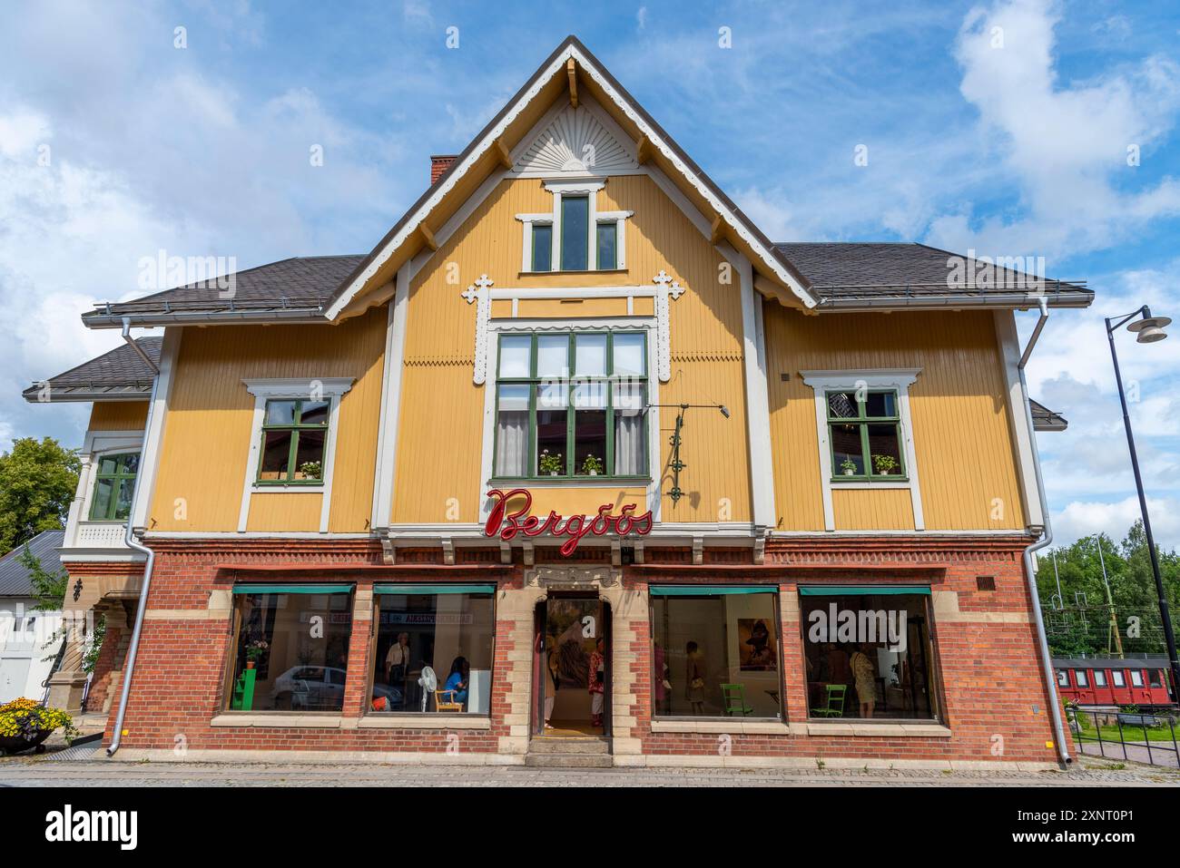 Bergööska Huset, Hallsberg, Schweden Stockfoto