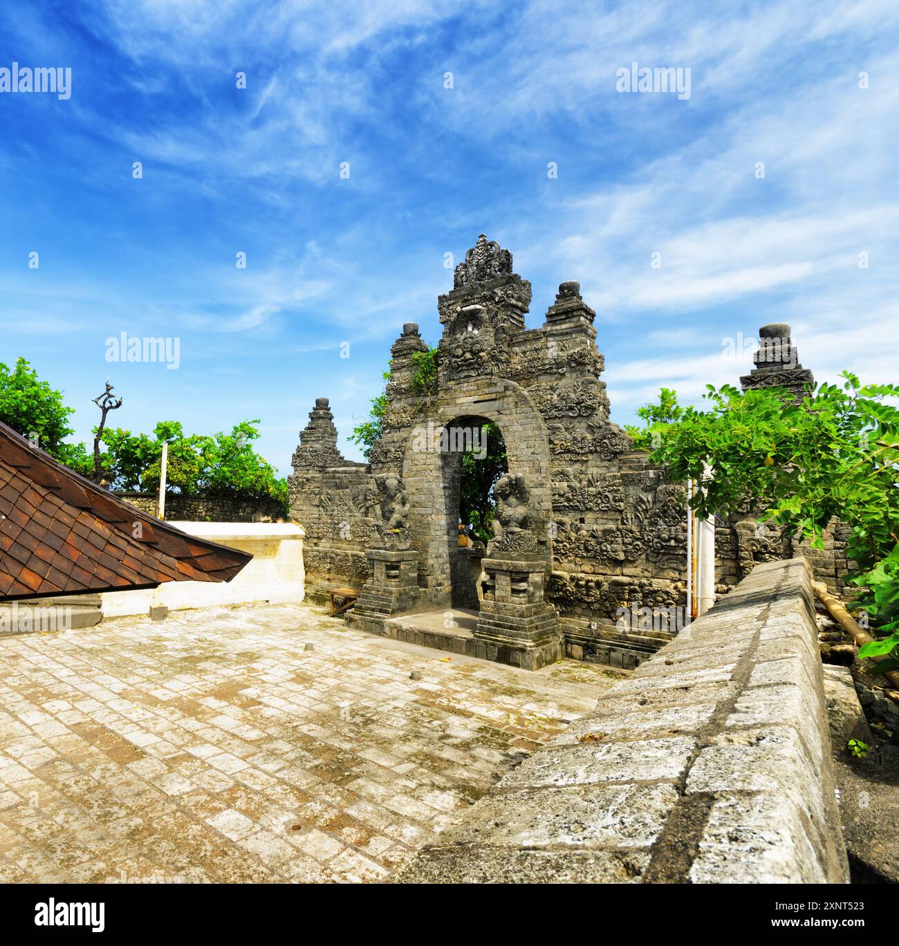 Uluwatu Tempel, Bali, Indonesien Stockfoto