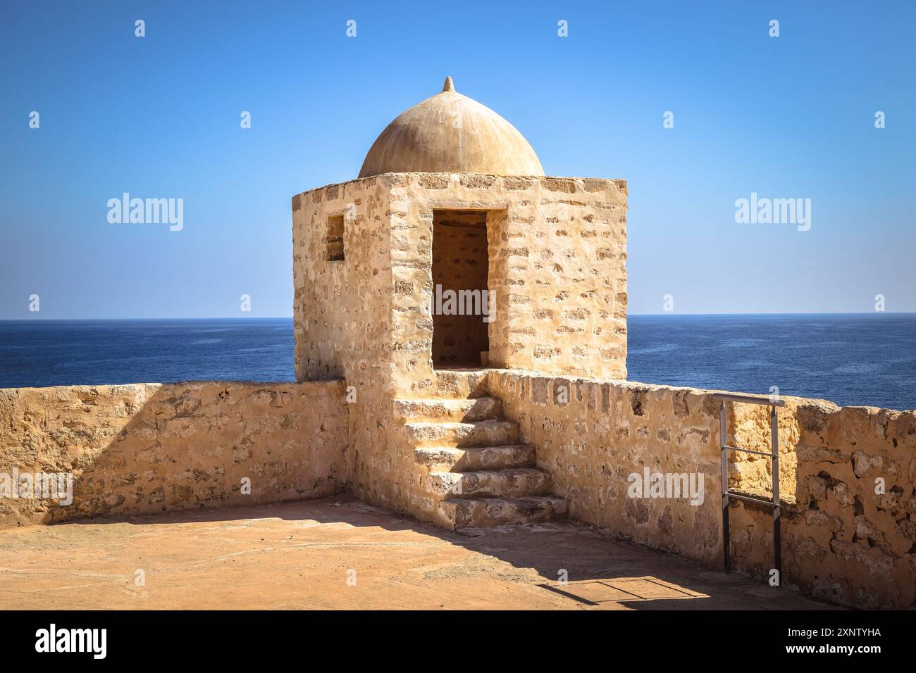 Borj El Kebir, eine osmanische Festung aus dem 16. Jahrhundert, Mahdia, Tunesien. Stockfoto