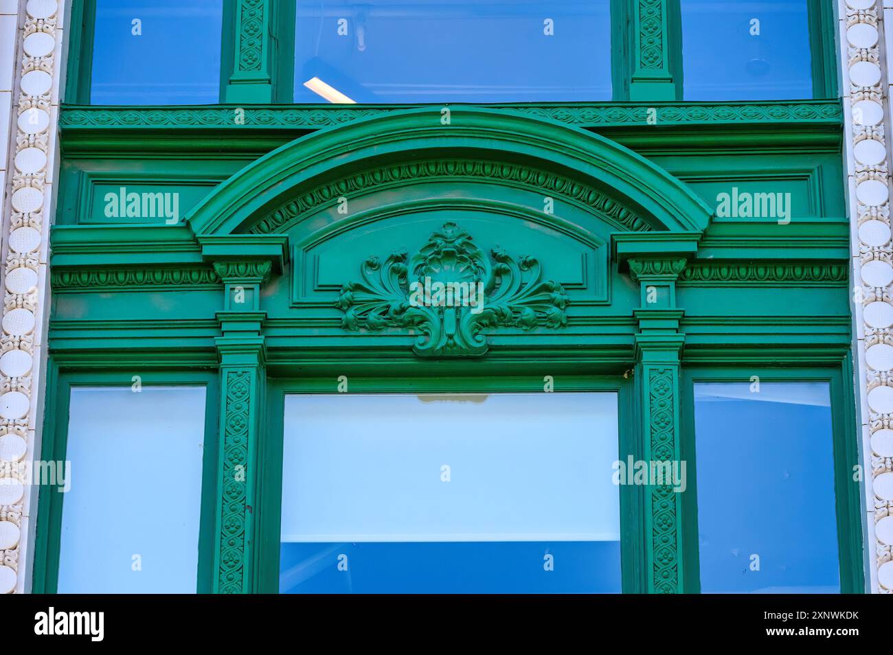 Detroit, USA - 25. Juli 2024: Außenarchitektur des L. B. King and Company Building im Stadtteil Stockfoto