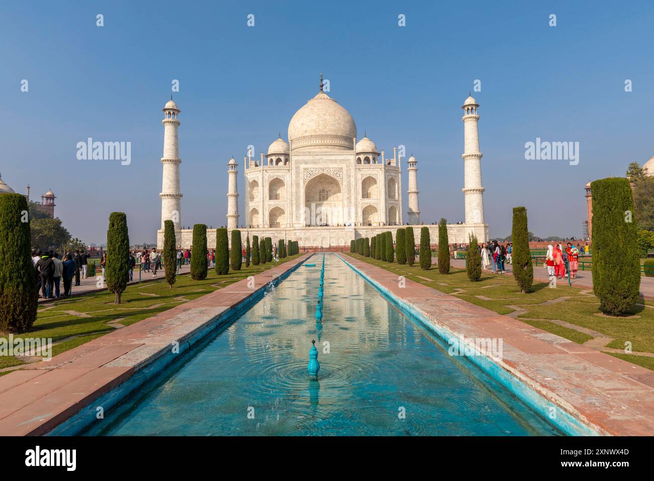 Taj Mahal, UNESCO-Weltkulturerbe, Agra, Uttar Pradesh, Indien, Südasien, Asien Copyright: NeilxFarrin 1126-2267 Stockfoto