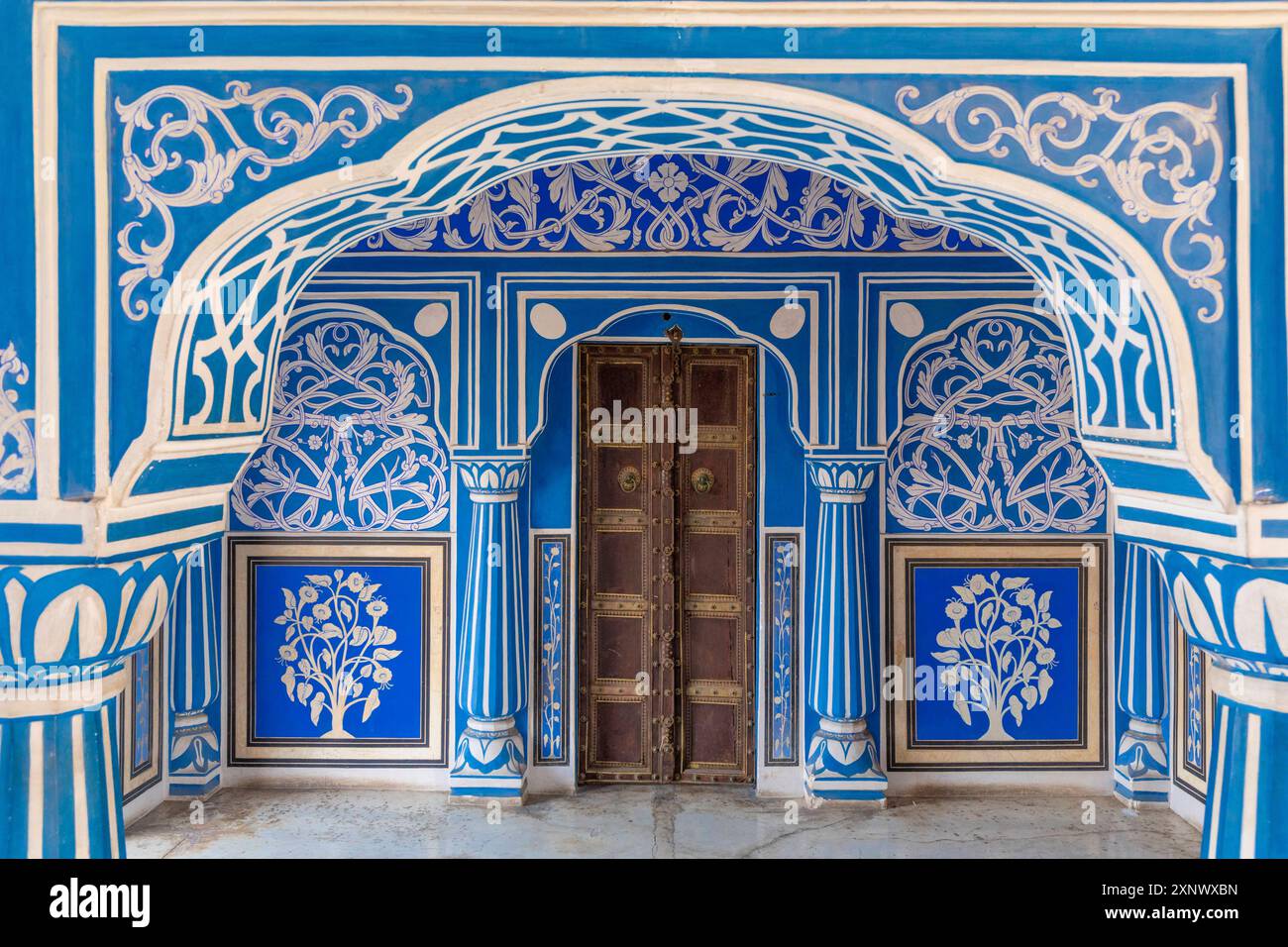 Chhavi Niwas, der Blaue Raum im Stadtpalast, Stadtpalast, Jaipur, Rajasthan, Indien, Südasien, Asien Copyright: NeilxFarrin 1126-2284 Stockfoto