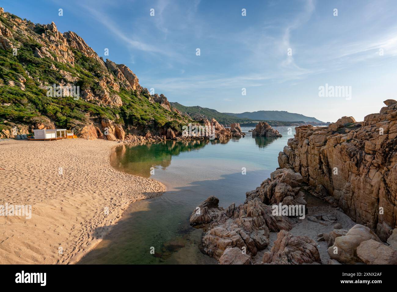 Li Cossi wilder Strand in Costa Paradiso, Sardinien, Italien, Mittelmeer, Europa Stockfoto