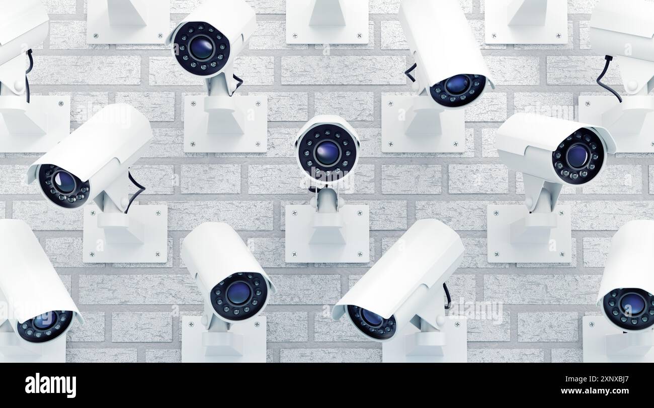 Total CCTV Security – Alternative Version Stockfoto