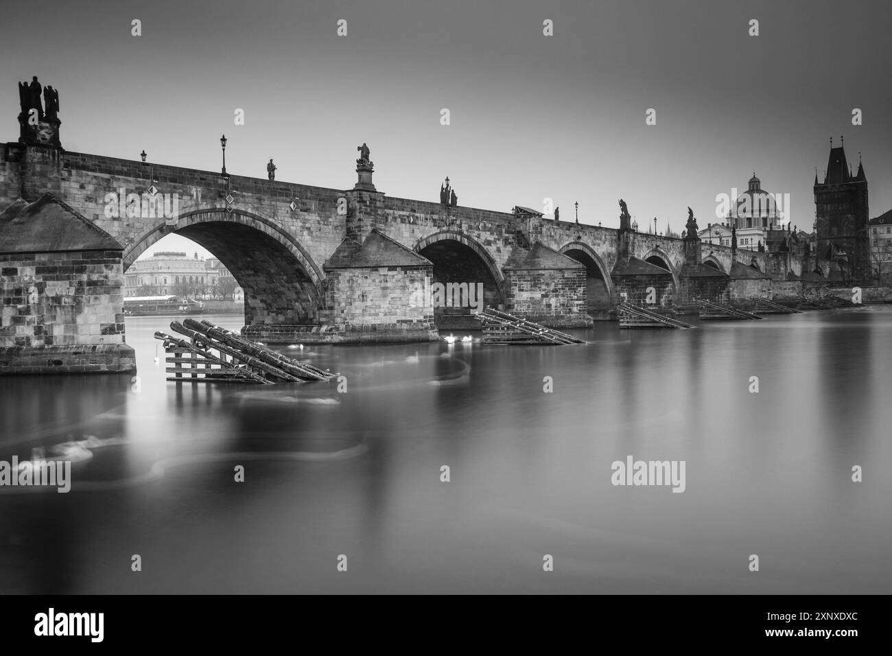 Karlsbrücke, UNESCO-Weltkulturerbe, Altstadt, Prag, Tschechien, Europa Copyright: JanxMiracky 1359-1047 Stockfoto