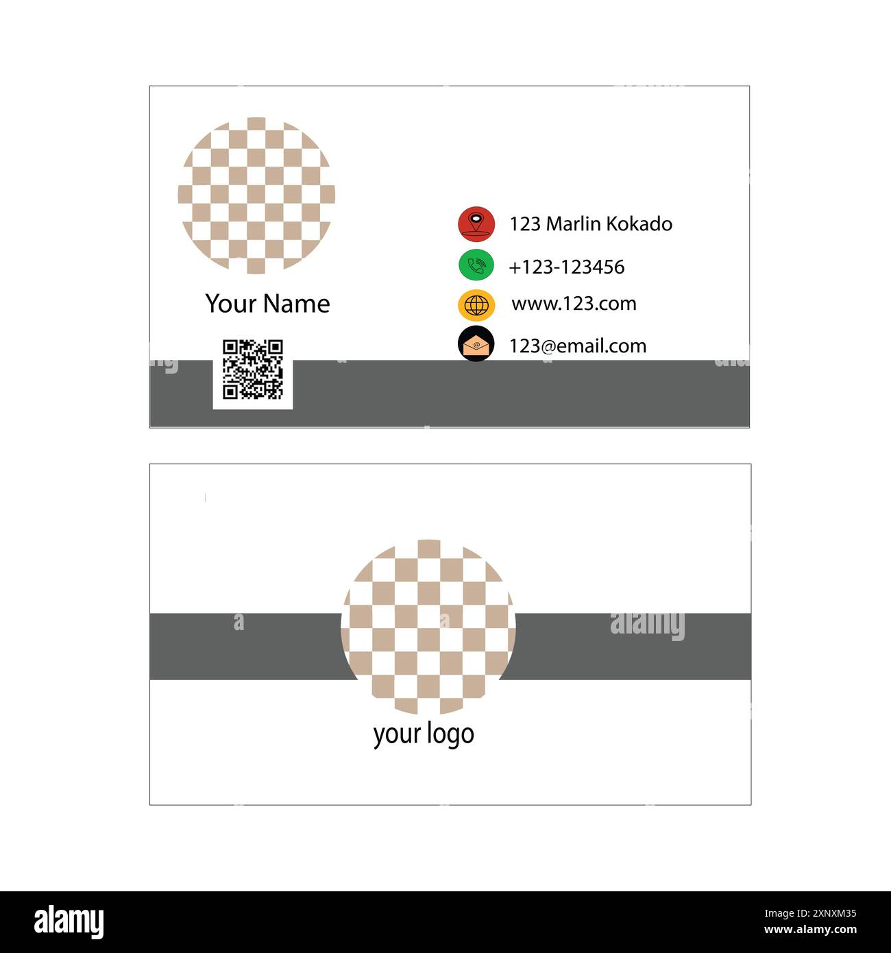 Mit unserem intuitiven Online-Tool können Sie mühelos professionelle Visitenkarten entwerfen. Passen Sie Vorlagen an, fügen Sie Logos hinzu und erstellen Sie eindeutige Karten Stock Vektor