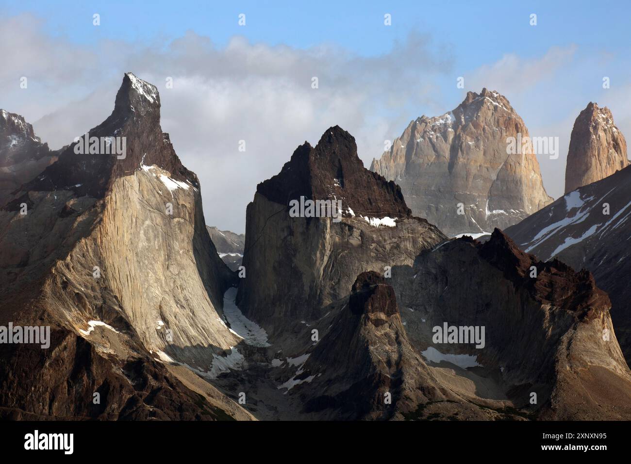 Torres del Paine Nationalpark in Chile Stockfoto