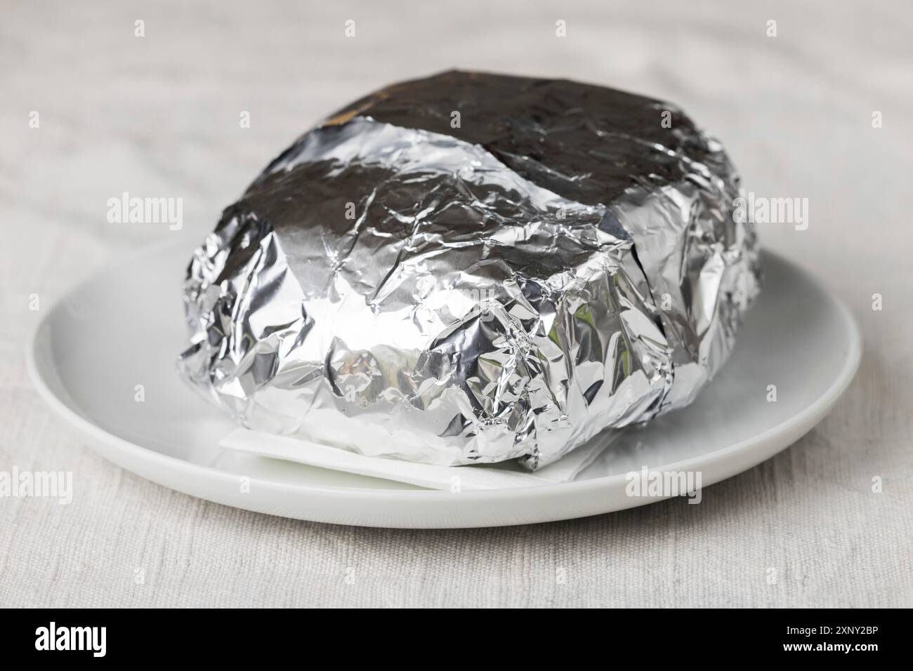 Verpackter Doener Stockfoto