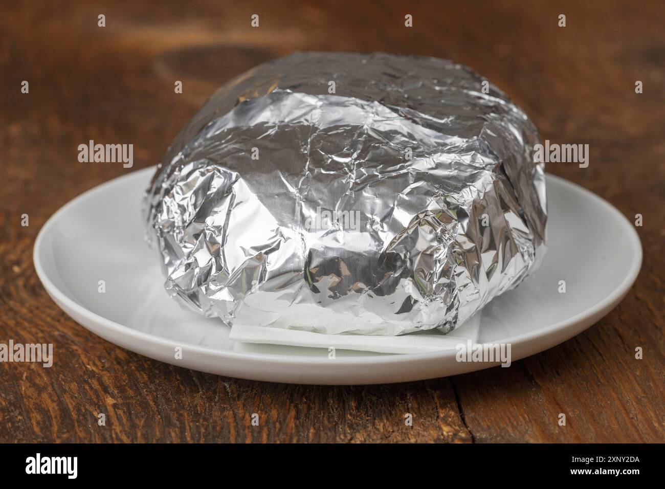 Verpackter Doener Stockfoto