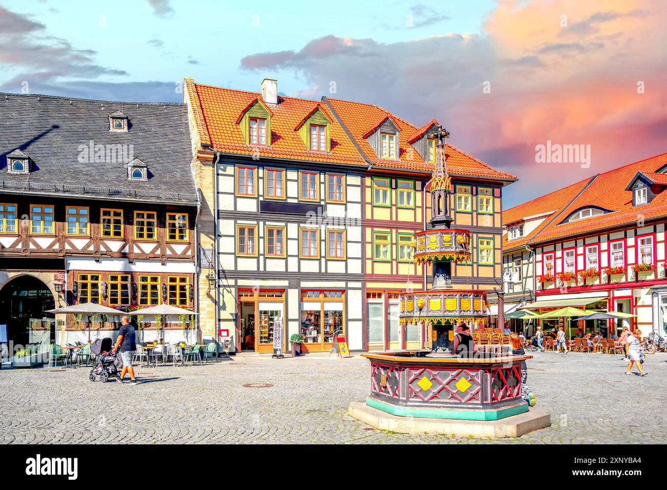 Altstadt von Wernigerode, Deutschland Stockfoto