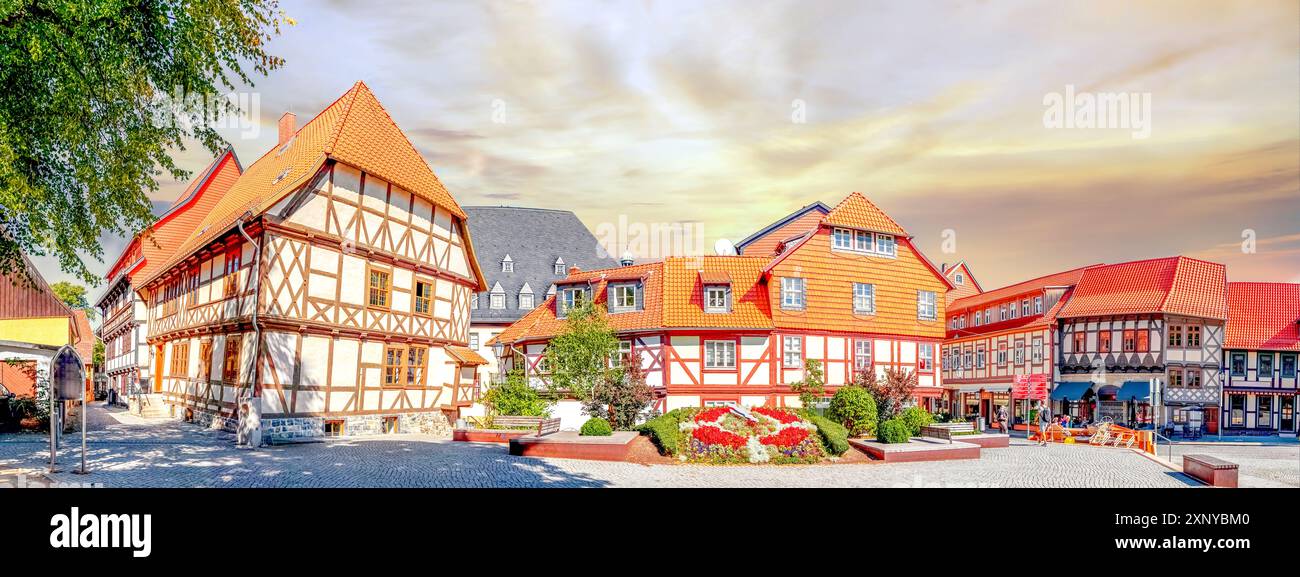 Altstadt von Wernigerode, Deutschland Stockfoto