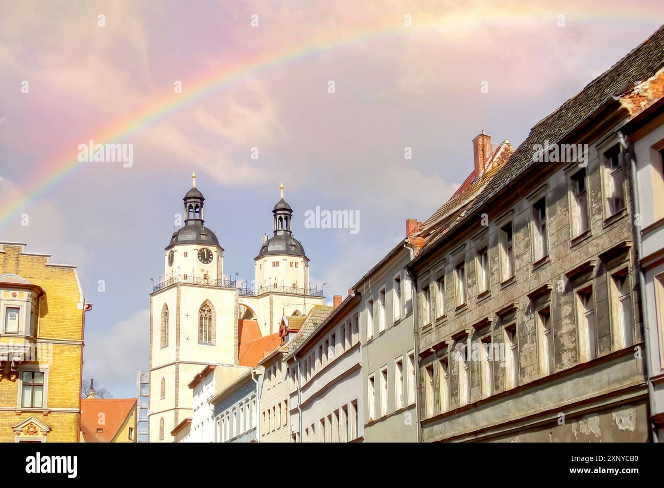 Altstadt von Wittenberg, Deutschland Stockfoto