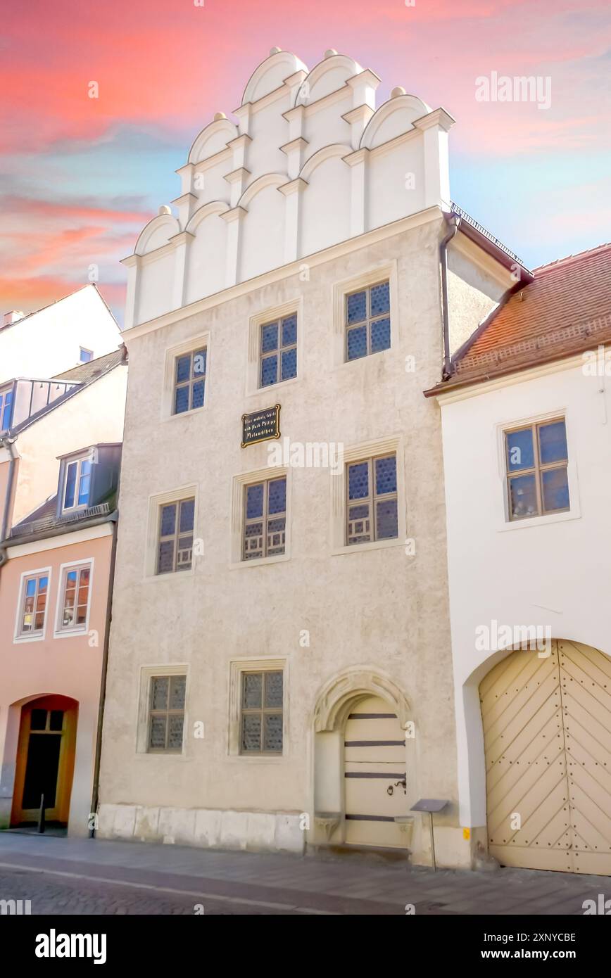 Altstadt von Wittenberg, Deutschland Stockfoto