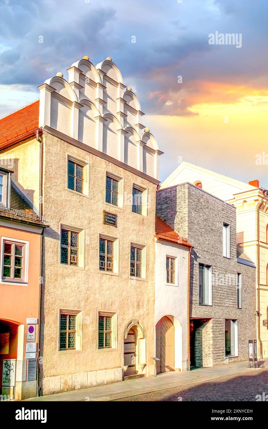 Altstadt von Wittenberg, Deutschland Stockfoto