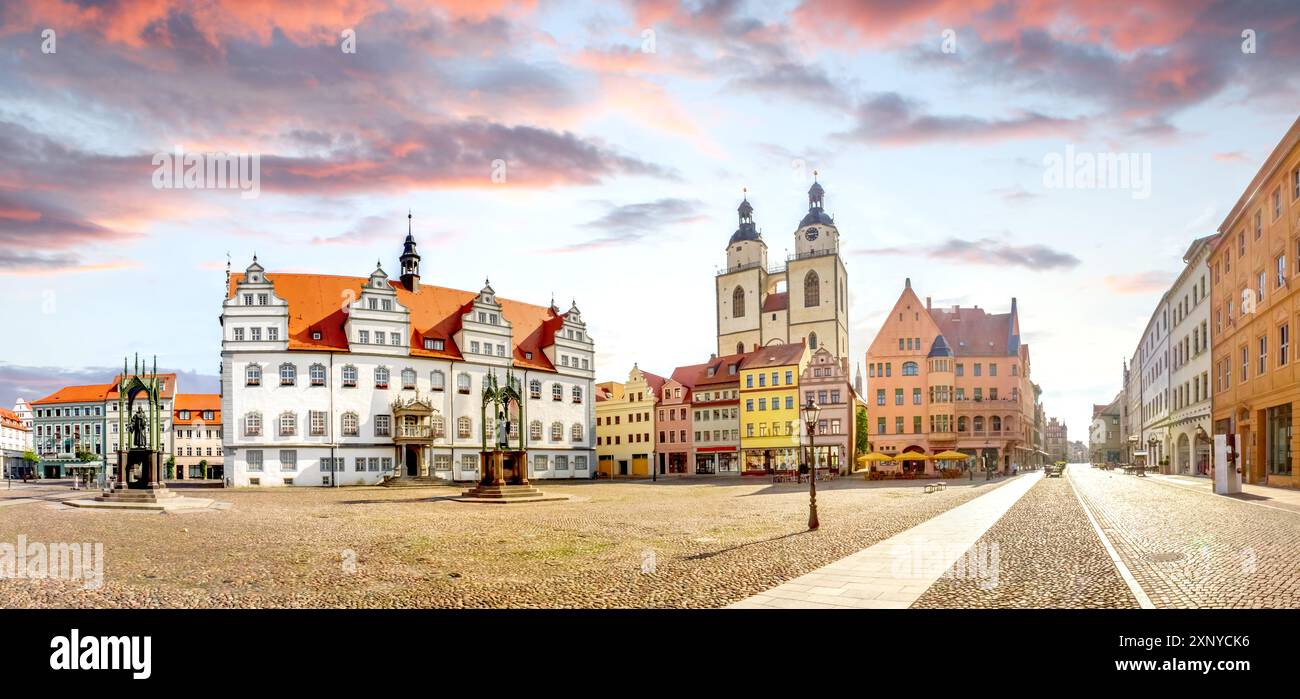 Altstadt von Wittenberg, Deutschland Stockfoto