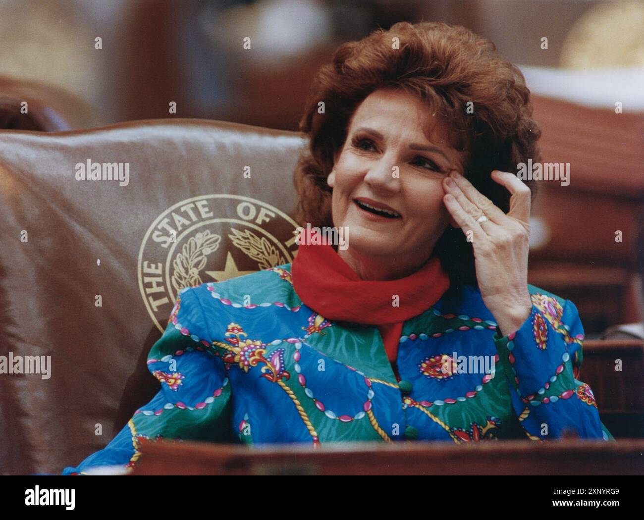 Staatsreporter BETTY DENTON von Waco in der Kammer des Texas House ©1995 ©Bob Daemmrich Stockfoto