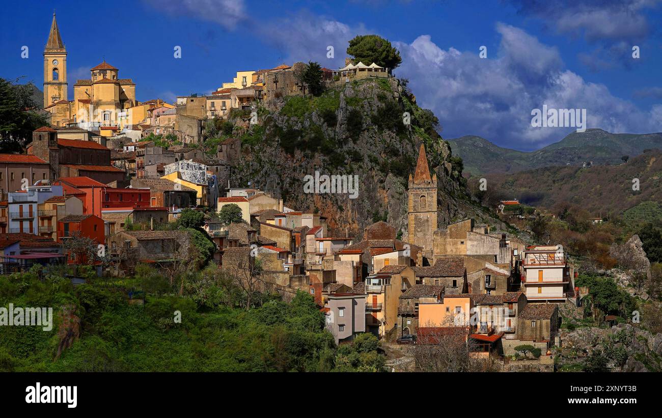 Italien, Sizilien, Novara di Sicilia, ein altes sizilianisches Dorf Stockfoto