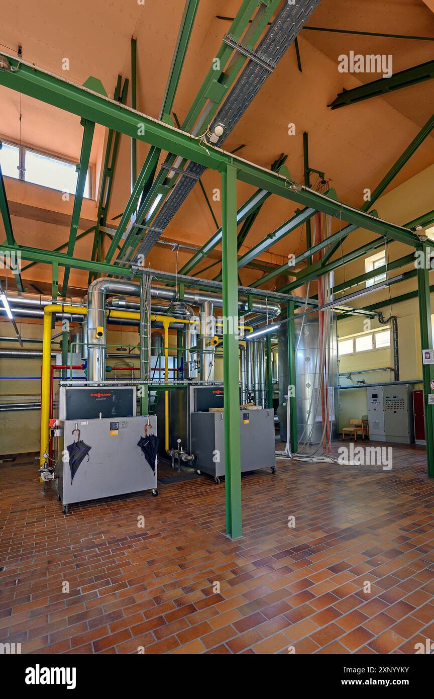 Gasheizung aus Ueberruh, Bolsternang, Allgäu, Schwaben, Baden-Württemberg, Deutschland Stockfoto