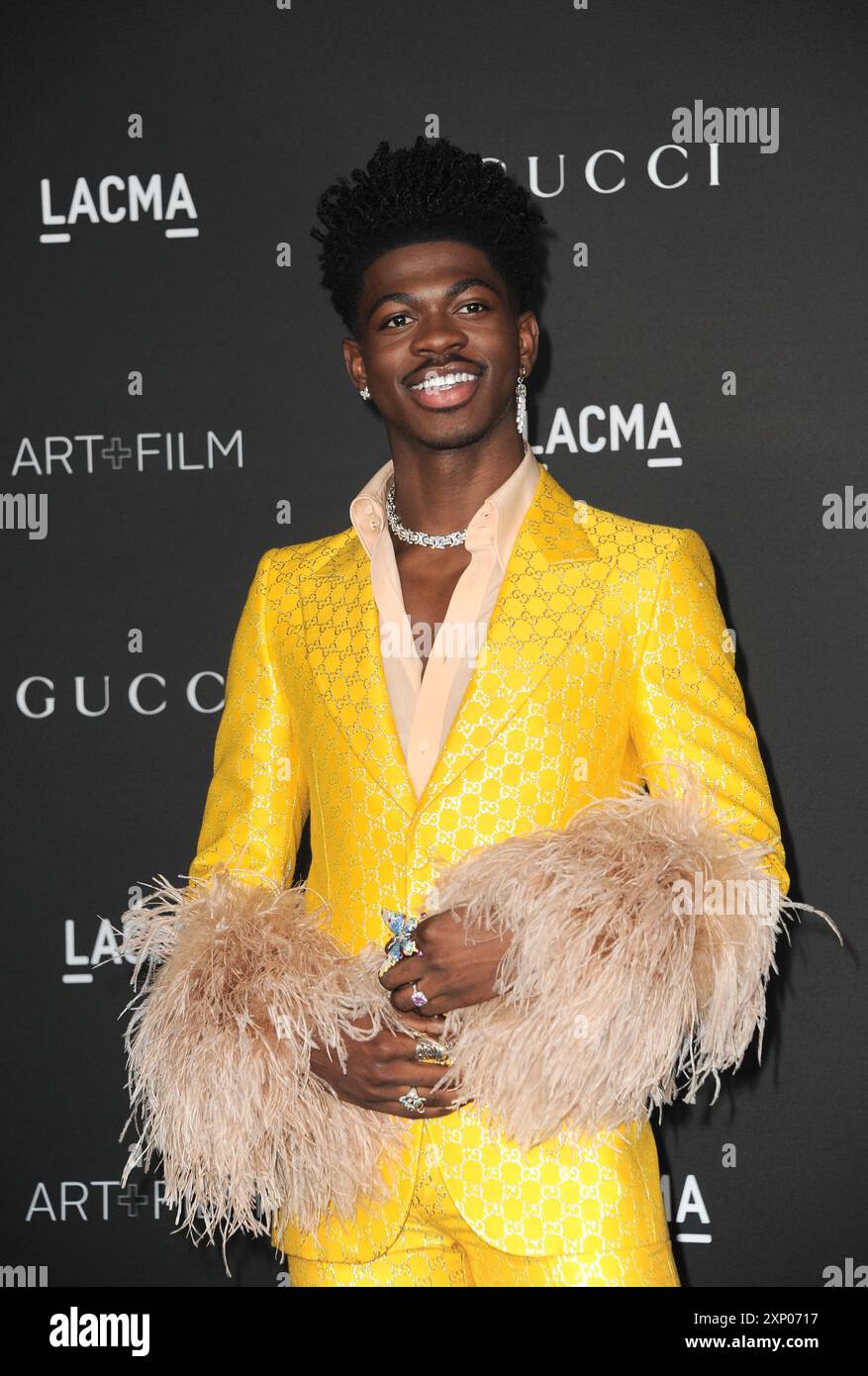 Lil NAS X bei der 10. Jährlichen LACMA ART+FILM GALA präsentiert von Gucci am 6. November 2021 im LACMA in Los Angeles, USA Stockfoto