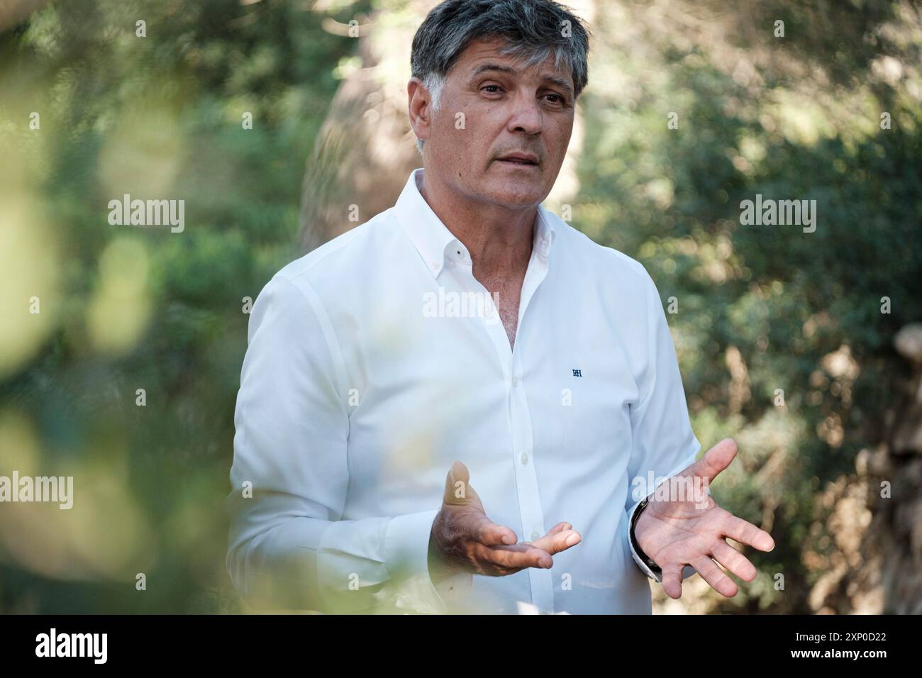 Toni Nadal, (Manacor, 22. Februar 1961) Spanischer Trainer und Trainer des Tennistrainers von Beginn seiner Karriere bis 2017, von Rafael Stockfoto