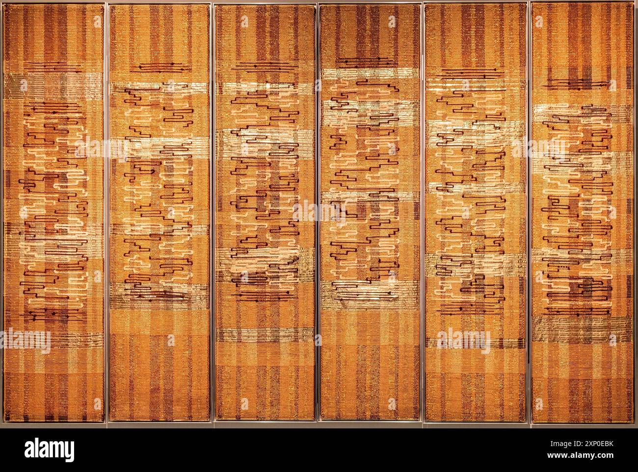 Anni Albers, Haiku, Archenpfannen für Kongregation BÂ´Nai Israel, 1961, Baumwolle, Hanf und Metallgarn, Bauhaus Stockfoto