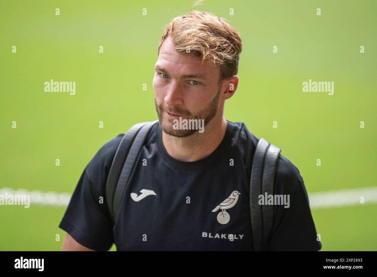 Jack Stacey aus Norwich City ist vor dem Freundschaftsspiel zwischen Norwich City und dem FC St Pauli am Samstag, dem 3. August 2024 in der Carrow Road, Norwich, zu sehen. (Foto: David Watts | MI News) Credit: MI News & Sport /Alamy Live News Stockfoto