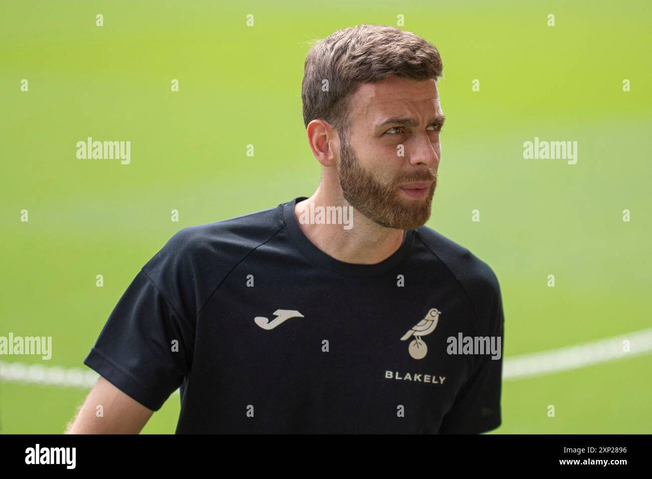 Angus Gunn aus Norwich City ist vor dem Freundschaftsspiel zwischen Norwich City und dem FC St Pauli am Samstag, dem 3. August 2024 in Carrow Road, Norwich, zu sehen. (Foto: David Watts | MI News) Credit: MI News & Sport /Alamy Live News Stockfoto