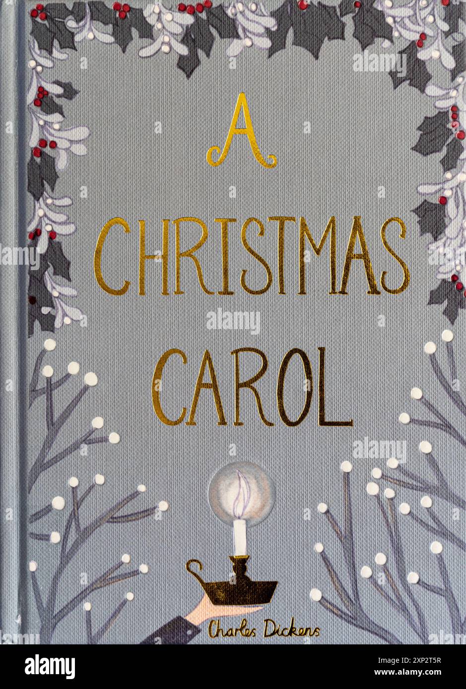 Ein Weihnachtsbuch, klassischer Roman von Charles Dickens Stockfoto