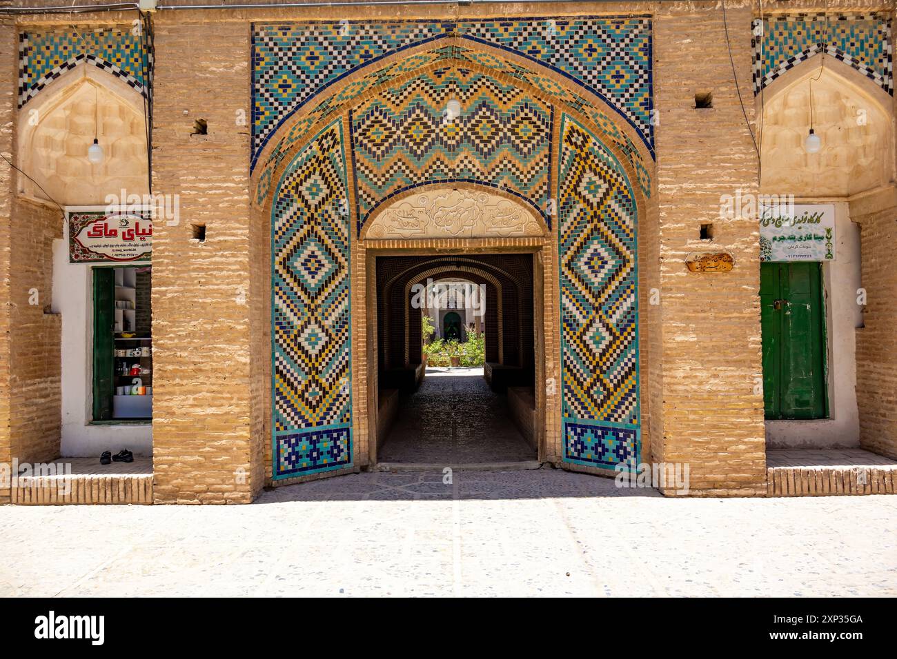 kerman,mahan,iran,8. märz 2023,der Schrein Shah Nematollah Vali ist ein historischer Komplex in mahan Stockfoto