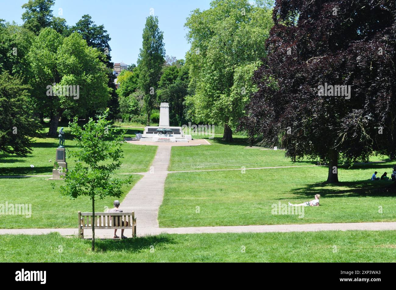 Christchurch Park Ipswich Suffolk England Großbritannien Stockfoto