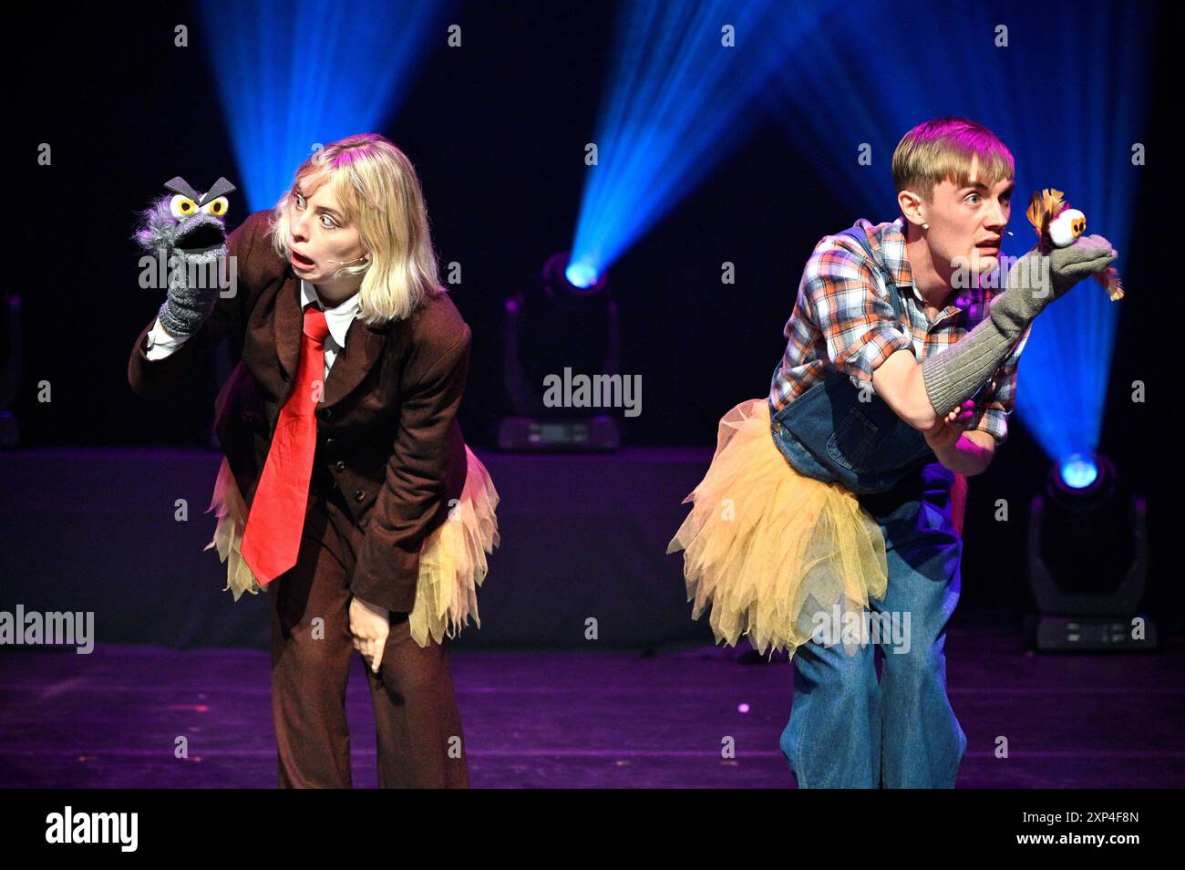 Edinburgh, Schottland, Großbritannien. August 2024. Edinburgh Fringe: Pleasance Opening Gala mit Aufführungen einiger dieser Jahre Acts im Pleasance Grand Theatre. Comedy Musical The Emu War. Quelle: Craig Brown/Alamy Live News Stockfoto